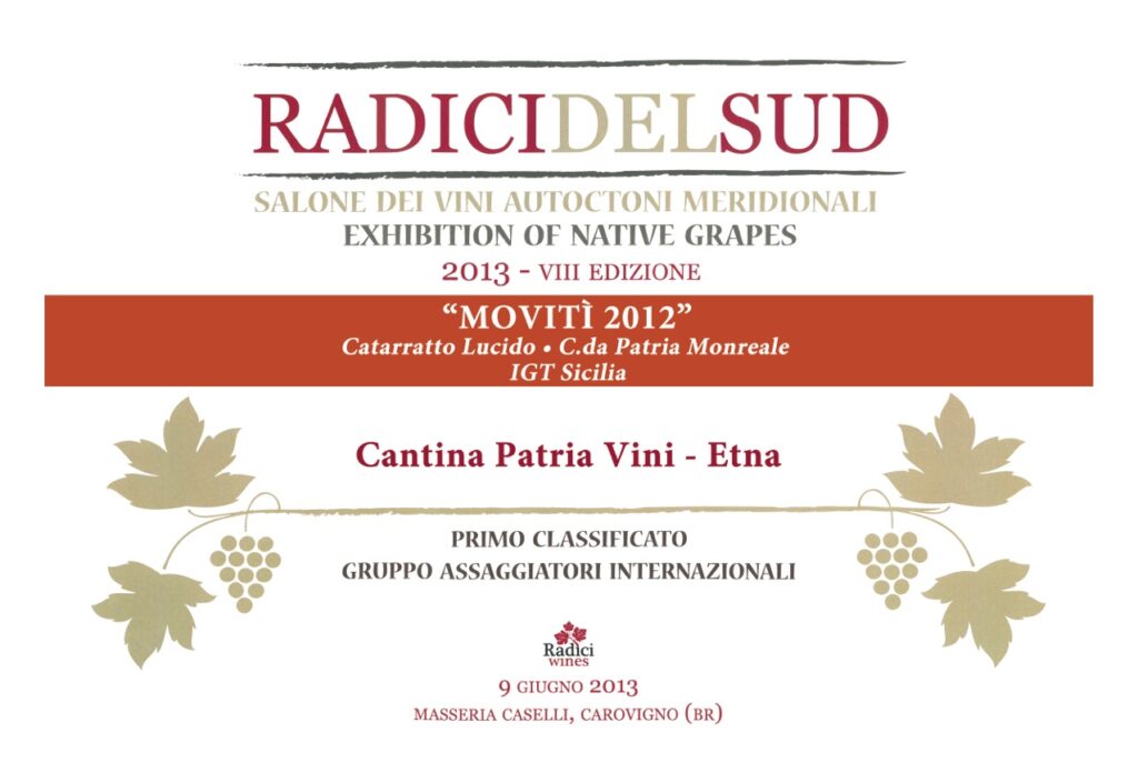 Premio “Radici del Sud”